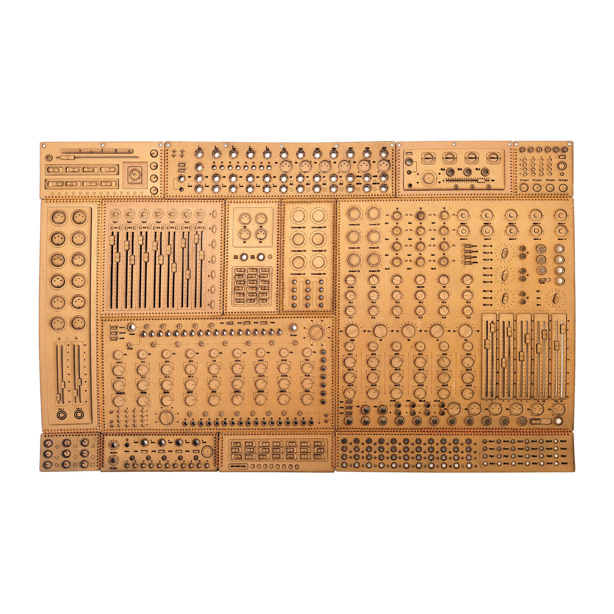 Analogue mixing consoles A1 — collage de Zaven Paré · Galerie Charlot