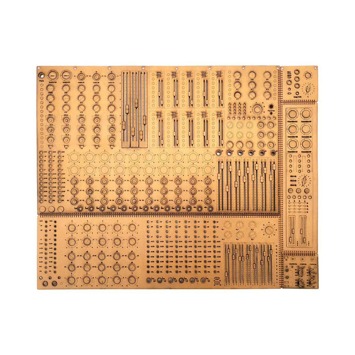 Analogue mixing consoles C1 — collage de Zaven Paré · Galerie Charlot