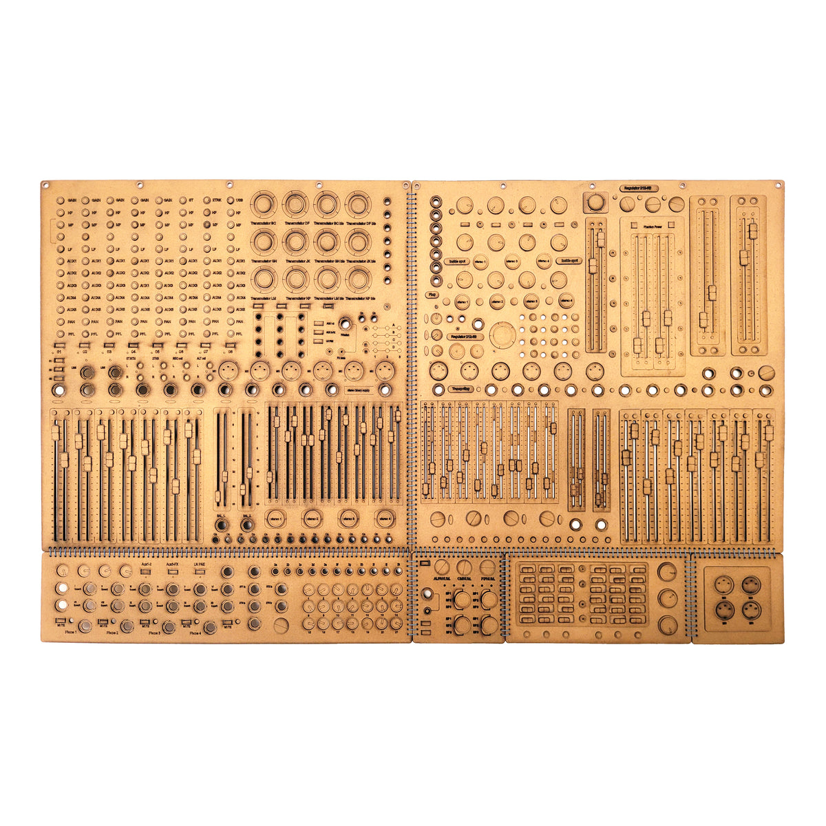 Analogue mixing consoles F1 — collage de Zaven Paré · Galerie Charlot