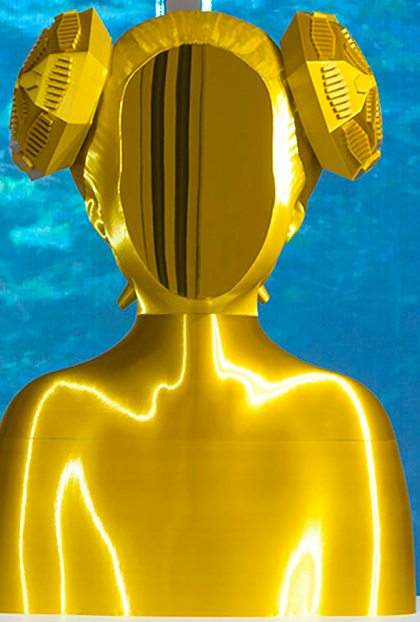 Golden Girl — sculpture de Chun Hua Catherine Dong, 2022 · Galerie Charlot
