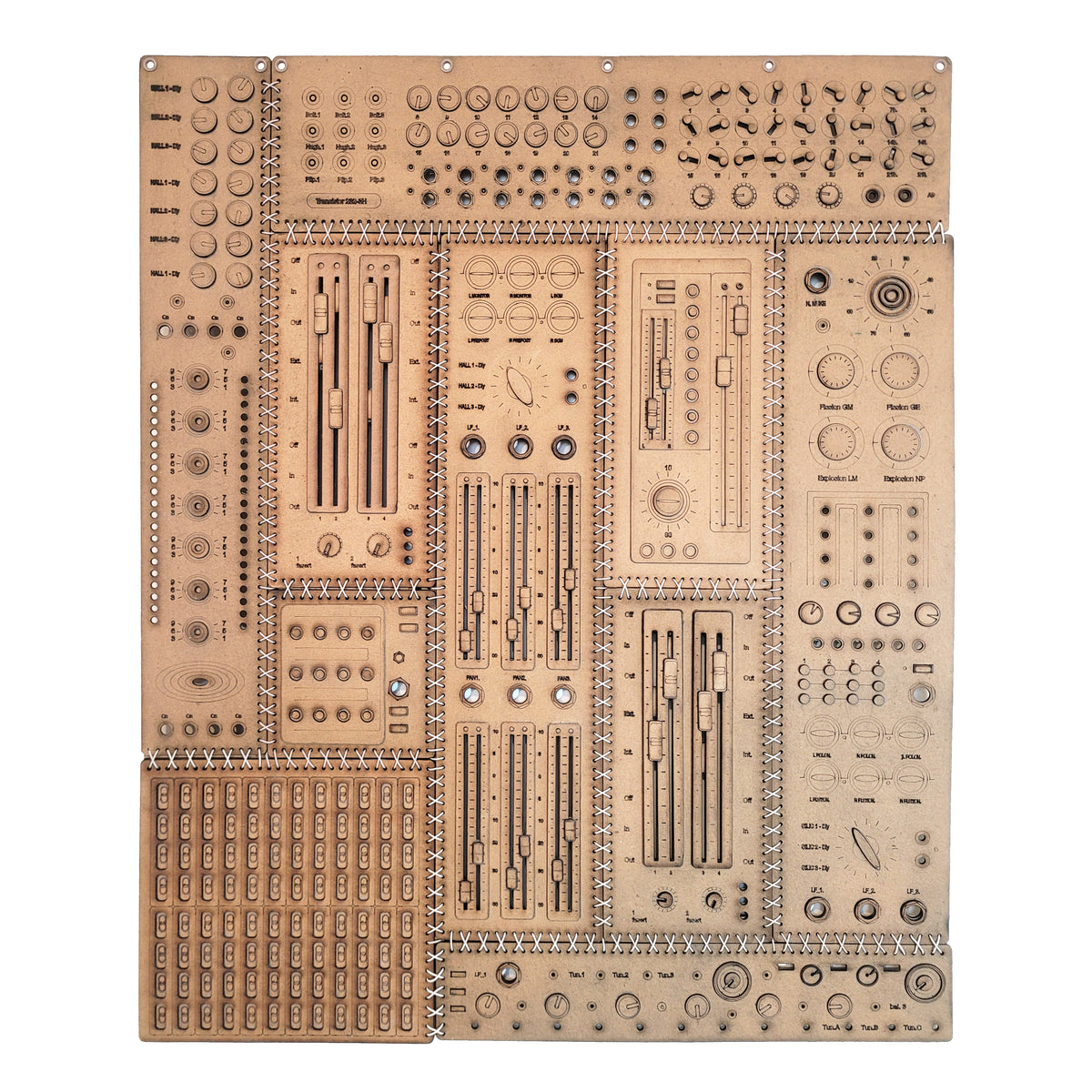 Analogue mixing consoles U1 — collage de Zaven Paré · Galerie Charlot