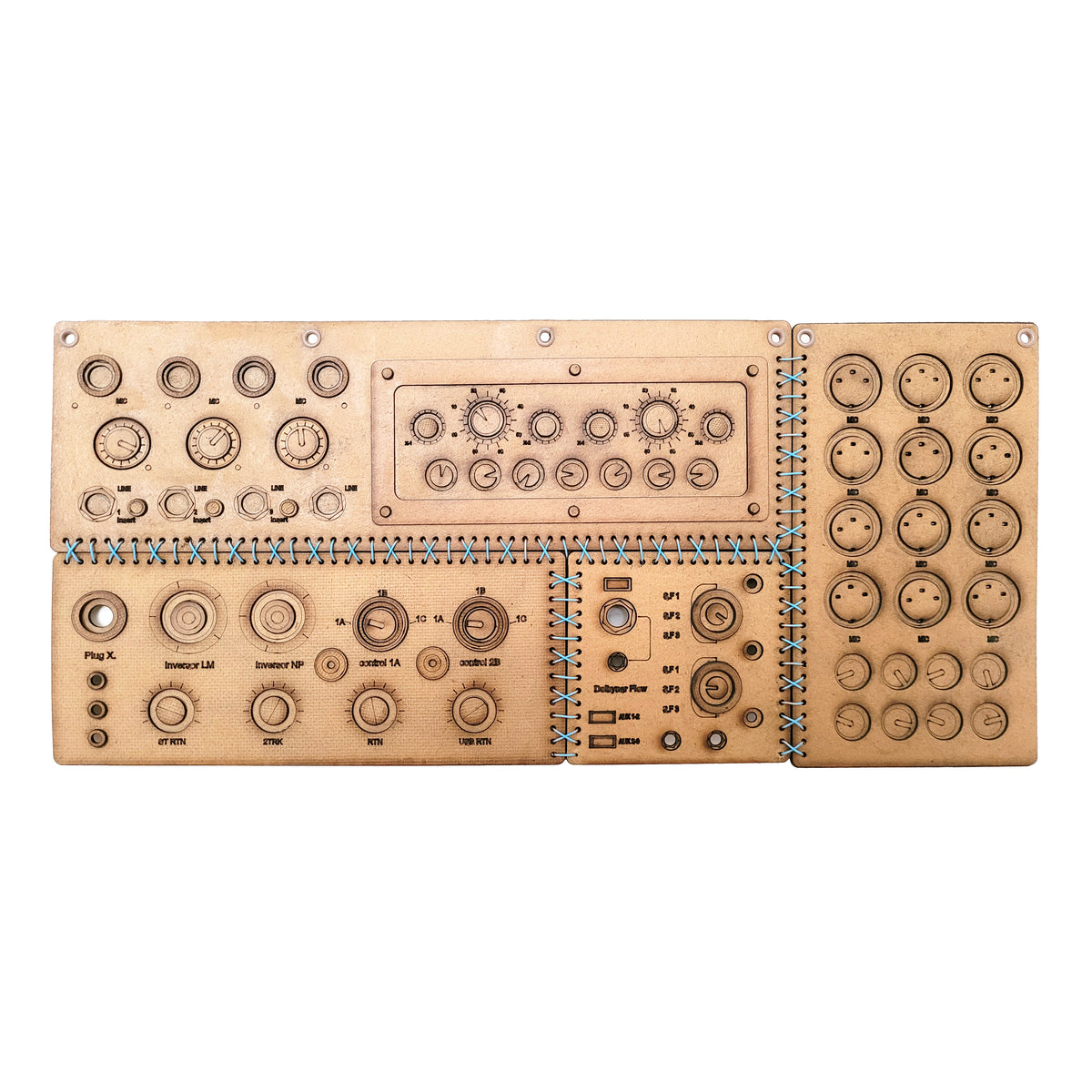 Analogue mixing consoles W1 — collage de Zaven Paré · Galerie Charlot